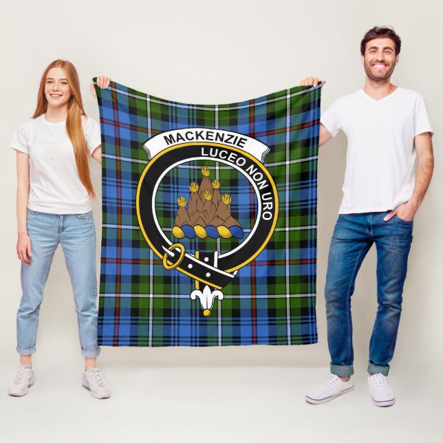 Clan MacKenzie Tartan Kariert Fleecedecke (Beispiel)