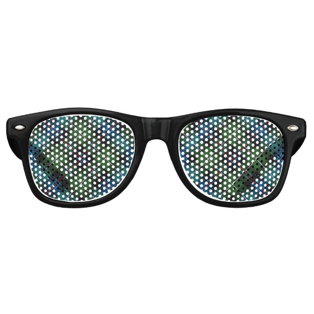 Clan MacKenzie Tartan Lunettes de soleil rétro (Devant)