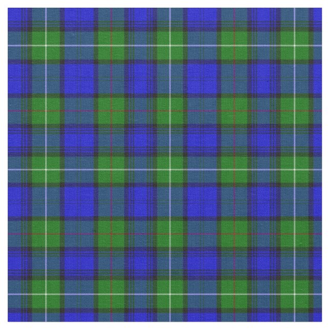 Clan Mackenzie Tartan Pattern Stoff (Nahaufnahme)