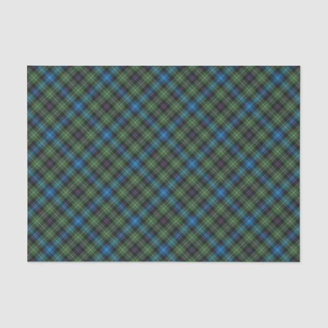 Clan MacKenzie Tartan Tissue Paper Seidenpapier (Vorderseite)