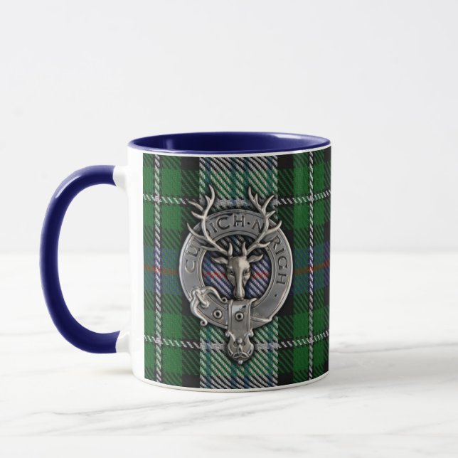 Clan MacKenzie Wappen & Dress Tartan Tasse (Links)