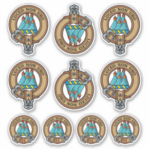 Clan MacKenzie Wappen Sticker Set