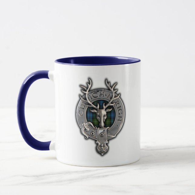 Clan MacKenzie Wappen & Tartan Tasse (Links)