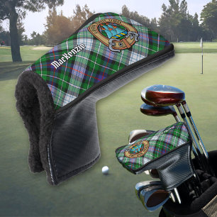 Clan MacKenzie Wappen über Dress Tartan Golf Headcover