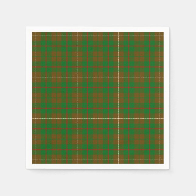 Clan MacKinnon Hunting Tartan Serviette (Vorderseite)