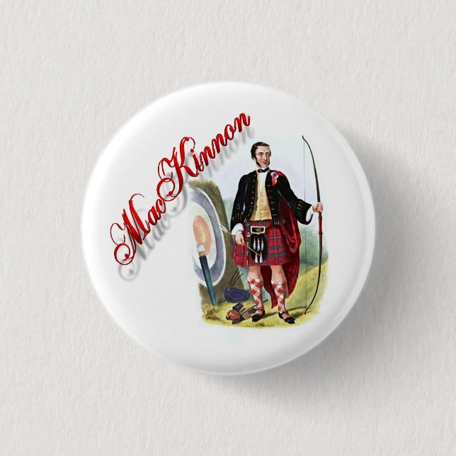 Clan MacKinnon Scottish Dream Button (Vorderseite)