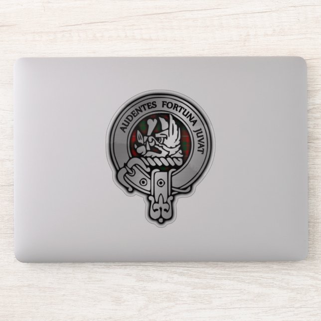 Clan MacKinnon Wappen & Tartan Aufkleber (Computer)