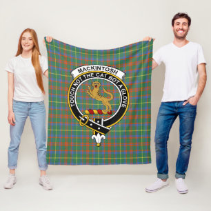 Clan MacKintosh Jagd Ancient Tartan Kariert Fleecedecke