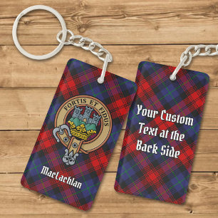 Clan MacLachlan Crest sur Tartan