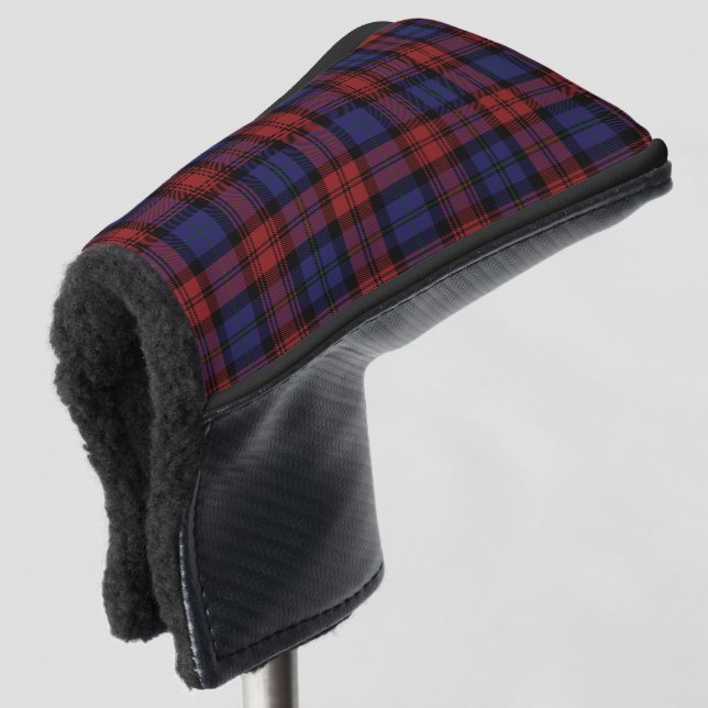 Clan MacLachlan Karierter Lila Red Karo Tartan Golf Headcover (3/4 Vorderseite)