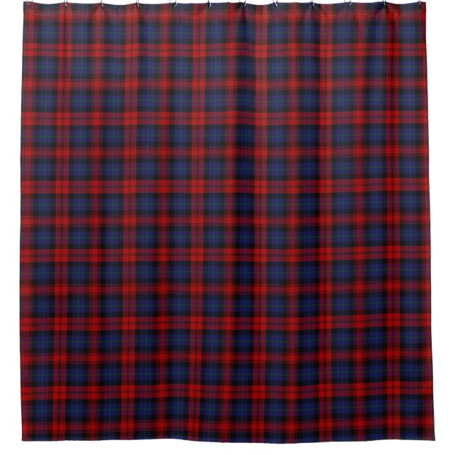 Clan MacLachlan Scottish Heritage Tartan Duschvorhang (Vorderseite)