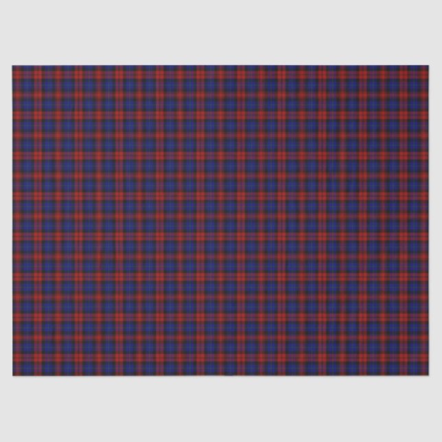 Clan Maclachlan Tartan Kariert Seidenpapier (Vorderseite)