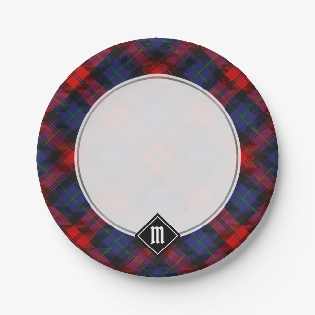 Clan MacLachlan Tartan Pappteller (Vorderseite)