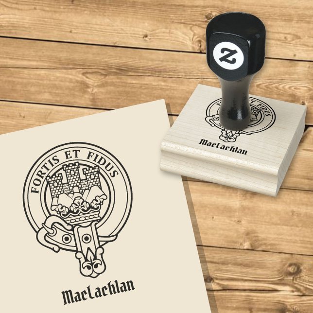 Clan MacLachlan Wappen Rubber Briefmarke Gummistempel (Von Creator hochgeladen)