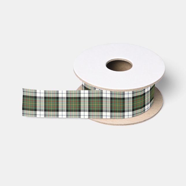 Clan MacLaren Kleidertartan-Grün-schottisches Satinband (Spule)