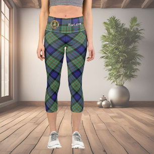 Clan MacLaren Tartan Capri Leggings