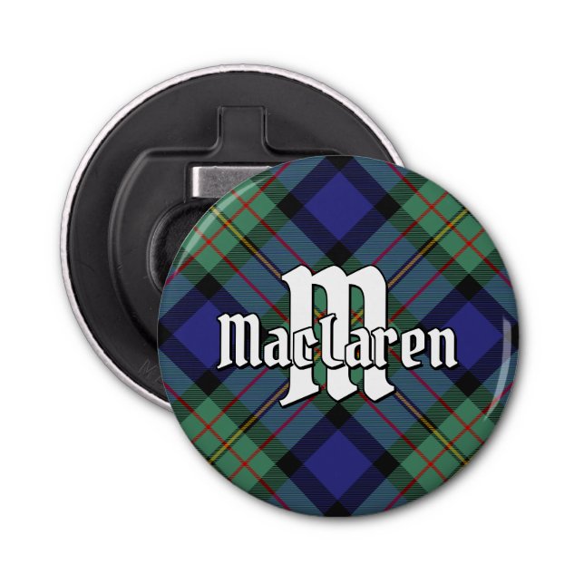 Clan MacLaren Tartan Flaschenöffner (Vorderseite)