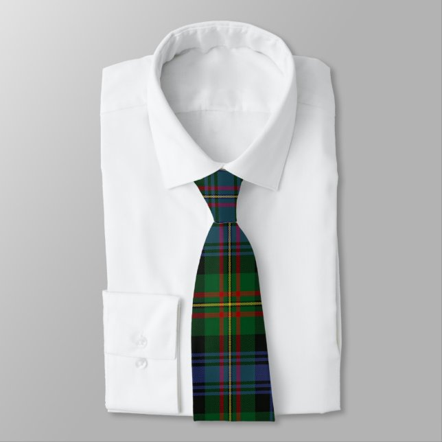Clan MacLaren Tartan Kariert Krawatte (Gebunden)