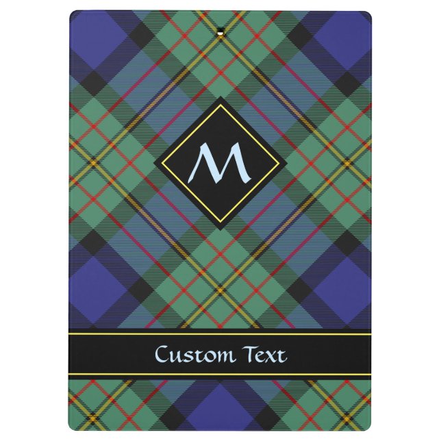 Clan MacLaren Tartan Klemmbrett (Rückseite)