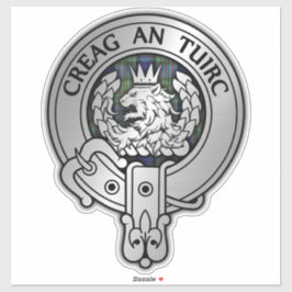 Clan MacLaren Wappen & Tartan Aufkleber