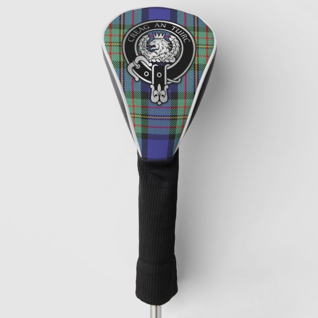 Clan MacLaren Wappen & Tartan Golf Head Cover Golf Headcover (Vorderseite)