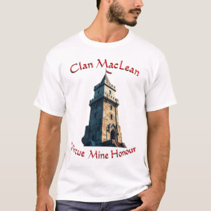 Clan MacLean Castle Tower Virtue Treue T-Shirt