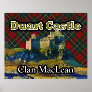 Clan MacLean Duart Burg Poster