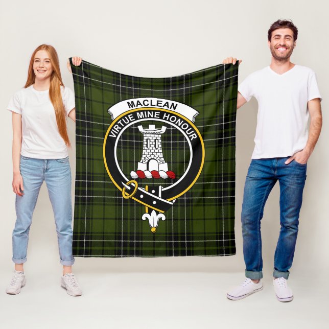 Clan MacLean Hunting Tartan Kariert Fleecedecke (Beispiel)