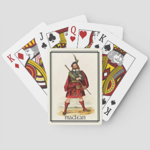 Clan MacLean Klassisches Schottland Deck Spielkarten