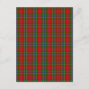 Clan MacLean Of Duart Tartan Postkarte