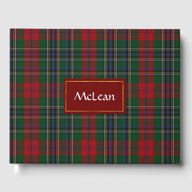 Clan MacLean Plaid Livre d'invité (Recto)