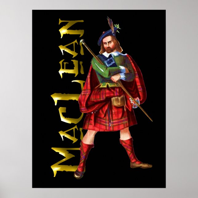 Clan MacLean Scottish Highland Dream Poster (Vorne)