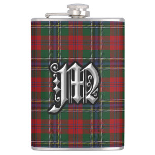 Clan MacLean Tartan-alte Schottland-Flasche Flachmann