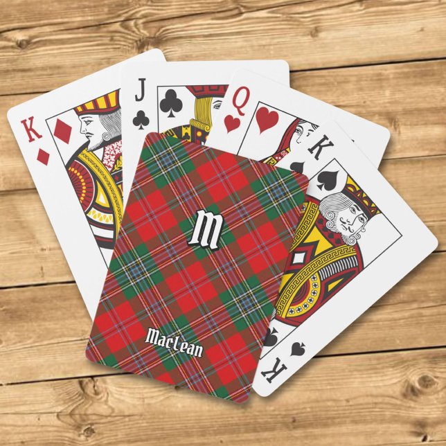 Clan MacLean Tartan Spielkarten (Von Creator hochgeladen)