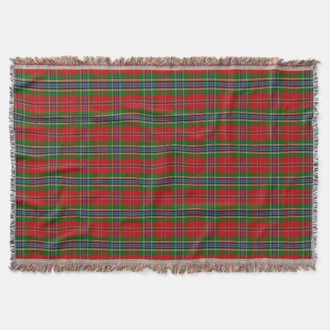Clan MacLean von Duart Tartan Decke (Vorderseite)