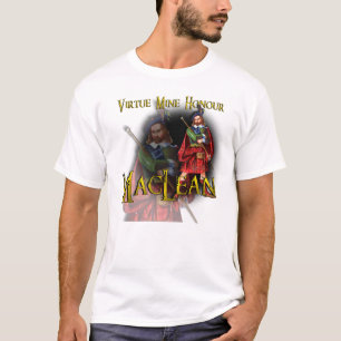 Clan MacLean Vorzug-Bergwerk-Ehrenhochland-Spiele T-Shirt