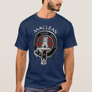 Clan MacLean Wappen & Tartan T - Shirt