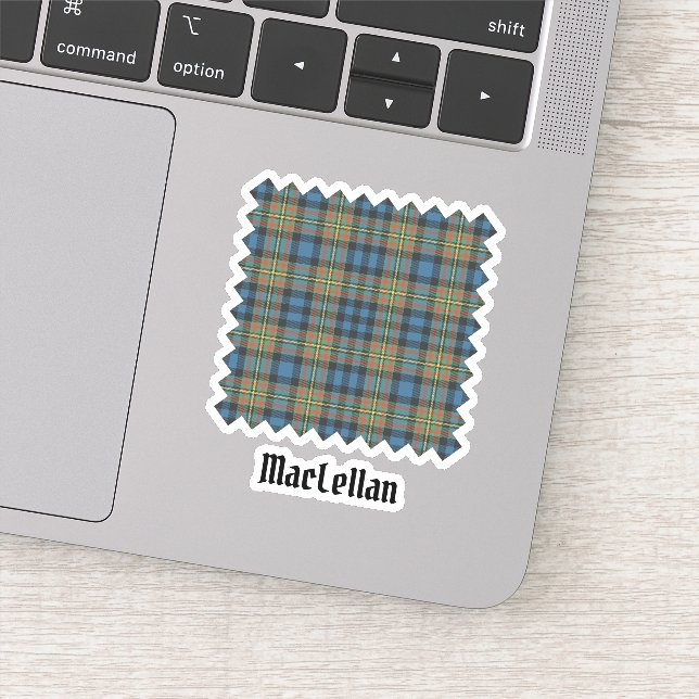 Clan MacLellan Ancient Tartan Aufkleber (Detail)