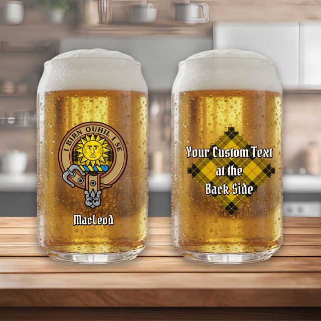 Clan MacLeod de Lewis Crest sur Tartan (Créateur téléchargé)