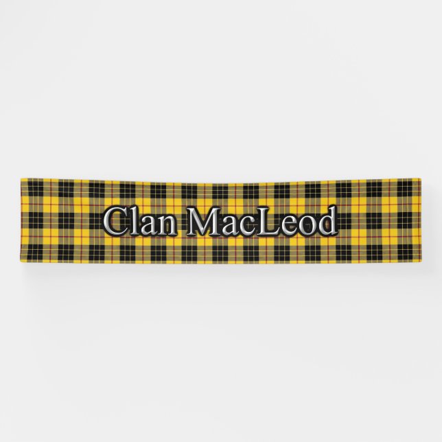 Clan MacLeod des LewisTartanscottish-Festivals Banner (Horizontal)
