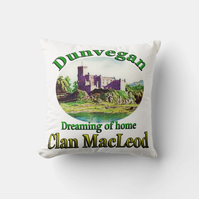 Clan MacLeod Dreaming of Dunvegan Pillow Kissen (Vorderseite)