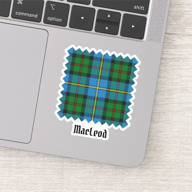 Clan MacLeod Hunting Tartan Aufkleber (Detail)