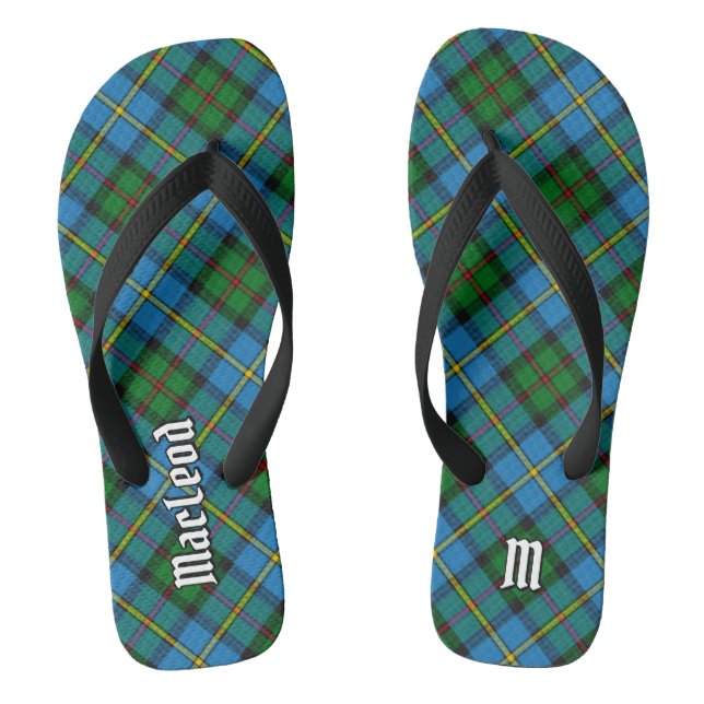 Clan MacLeod Hunting Tartan Flip Flops (Fußbett)
