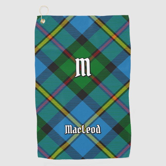 Clan MacLeod Hunting Tartan Golfhandtuch (Vorderseite)