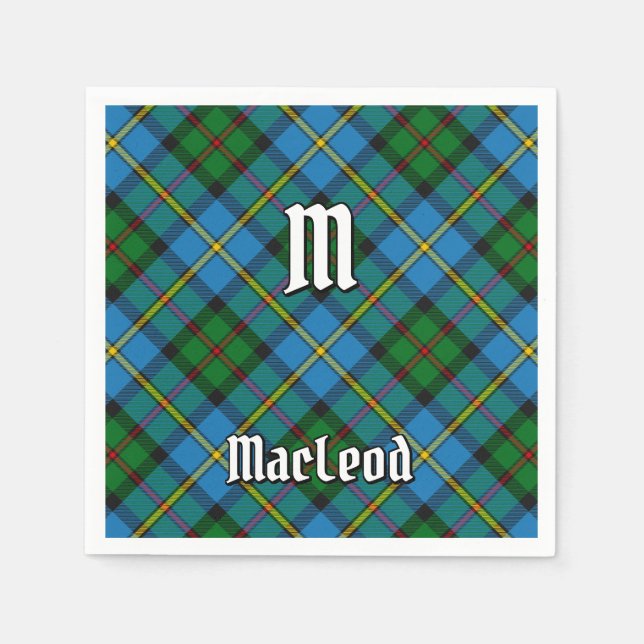 Clan MacLeod Hunting Tartan Serviette (Vorderseite)