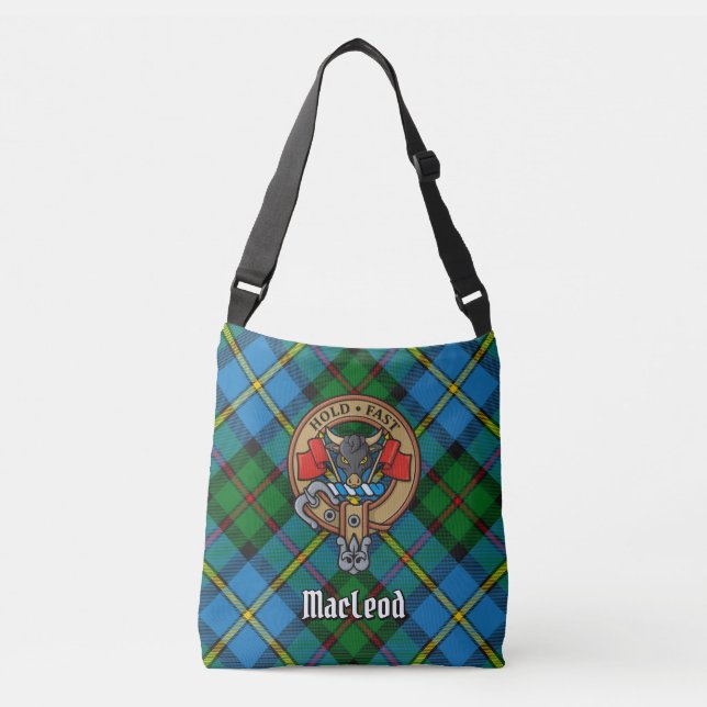 Clan MacLeod Hunting Tartan Tragetaschen Mit Langen Trägern (Vorderseite)