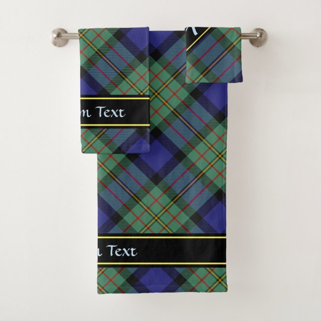 Clan MacLeod Jagd Tartan Badetuch Set (Insitu)