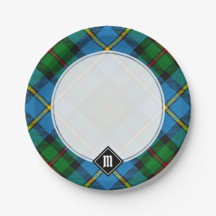 Clan MacLeod Jagd Tartan Pappteller