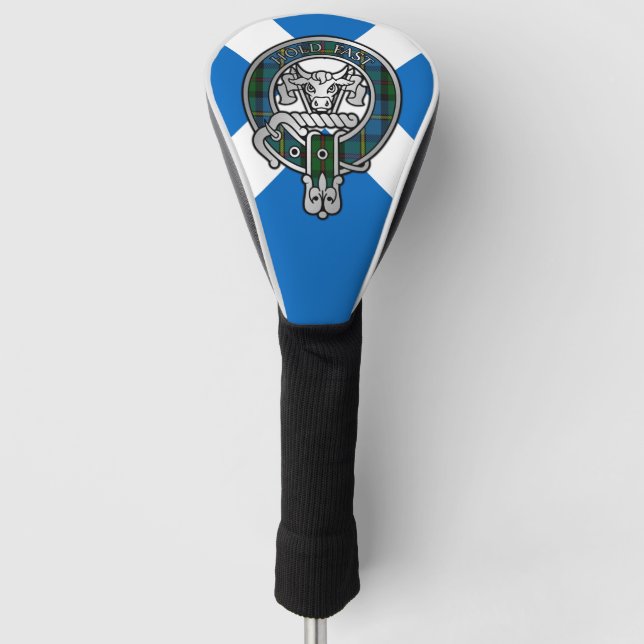Clan MacLeod Jagd Tartan Wappen auf Salreifen Golf Headcover (Vorderseite)