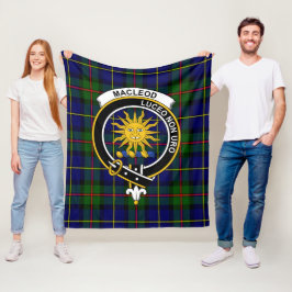 Clan MacLeod Lewis of Harris Modern Tartan Kariert Fleecedecke